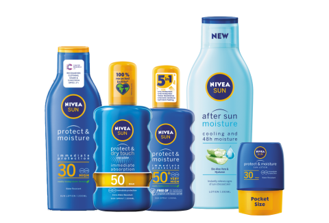 Nivea suncare products