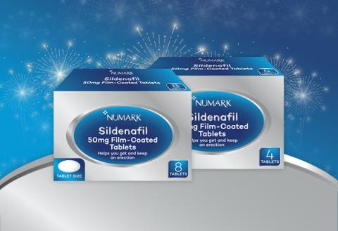 Numark Sildenafil Tablets 4s and 8s